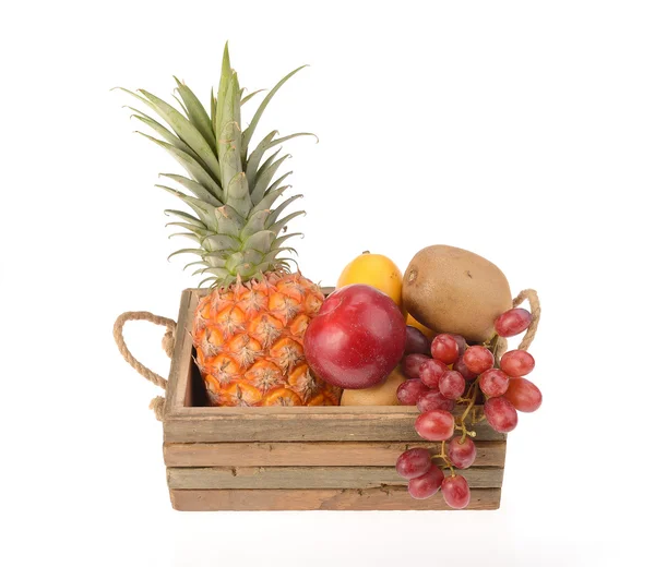 Frutos tropicales aislados en blanco —  Fotos de Stock