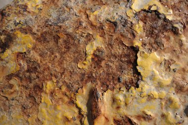 boya ve pas metal doku