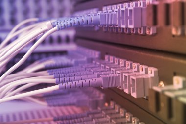 optik fiber bilgi teknolojisi ile veri aktarımı.