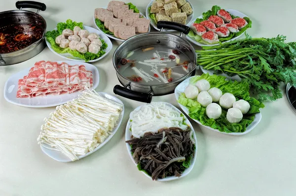 Preparato e delizioso piatto cinese irritante — Foto Stock