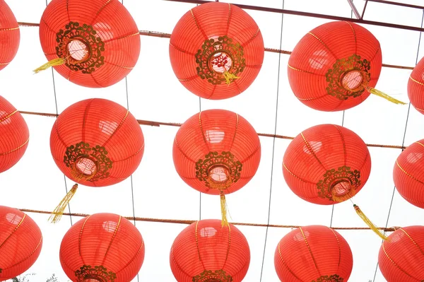 Traditionele chinese lantern opknoping — Stockfoto