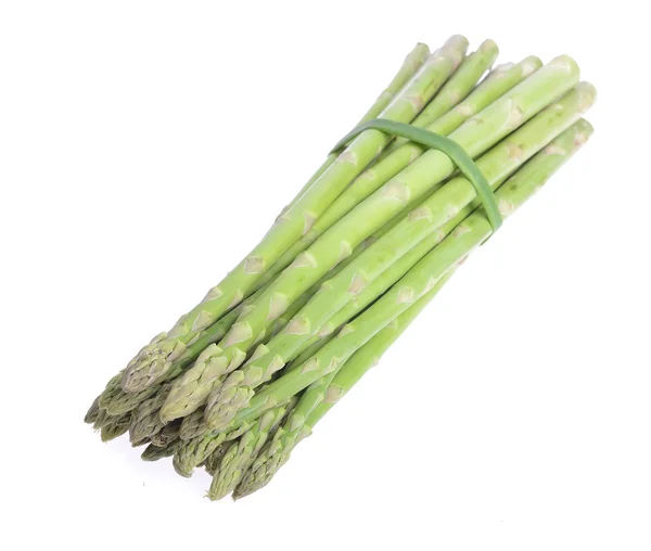 Fresh asparagus on white — Stock Photo, Image