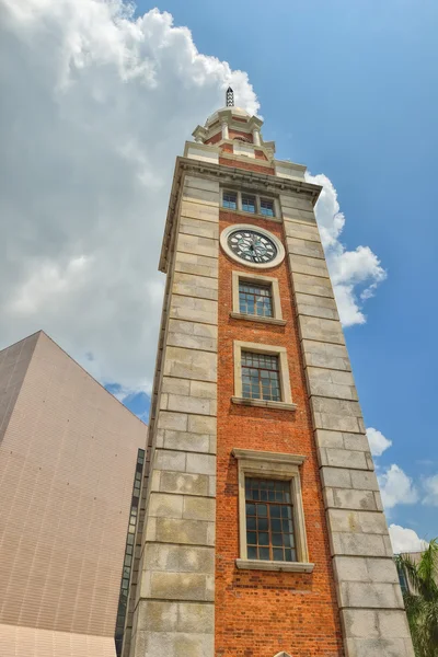 Clock tower in hong kong Royalty Free Stock Photos