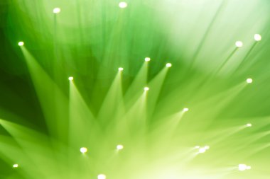 Optik fiber dinamik teknoloji arka planının derinliklerinden uçuyor.