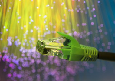 yüksek teknolojili ağ kablosu renk arkaplanı