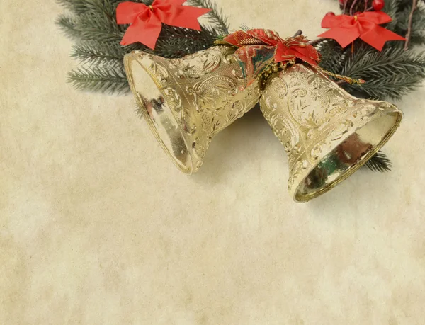 Christmas decoration on Vintage christmas background — Stock Photo, Image