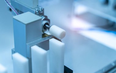 Endüstriyel makinede robotik ve pnömatik piston ünitesi, otomatik sıkıştırılmış hava fabrikası üretimi