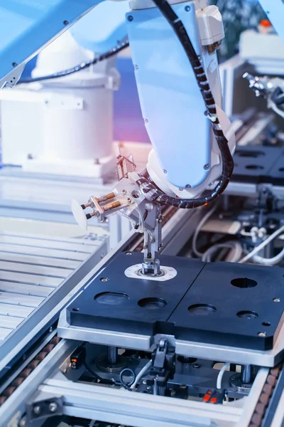 Robô Inteligente Indústria Fabricação Para Indústria Conceito Tecnologia — Fotografia de Stock