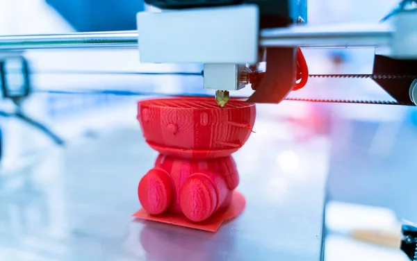 Tiskárna Nebo Aditivní Technologie Výroby Robotické Automatizace — Stock fotografie