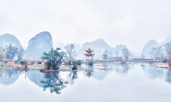 Περίπτερο Jingxi Guangxi Κίνα — Φωτογραφία Αρχείου