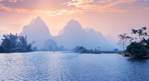 Krajina Yangshuo Guilin Čína — Stock fotografie