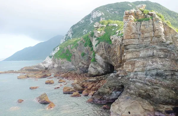 Sea Cave Rocks Coastline Beach Sea — Stock Photo, Image