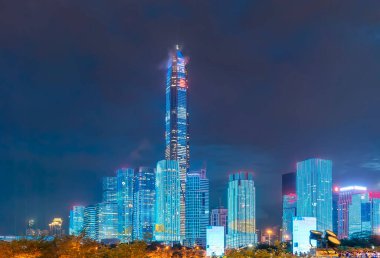 Shenzhen, Çin şehir merkezi şehir merkezi.