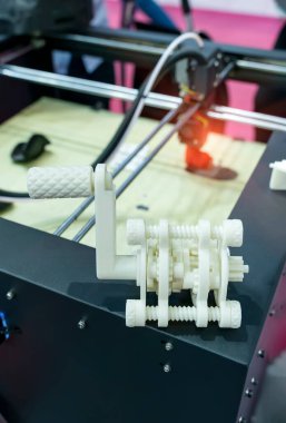 3d yazıcı dişli baskılı model plastik baskı