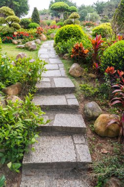 Bahçeden geçen patika