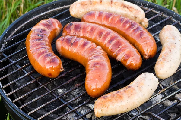 Barbecue worstjes — Stockfoto