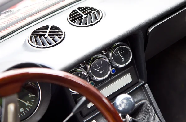 Retro car interior — Stock Photo, Image