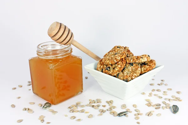Natural products made of honey — Stock Photo, Image