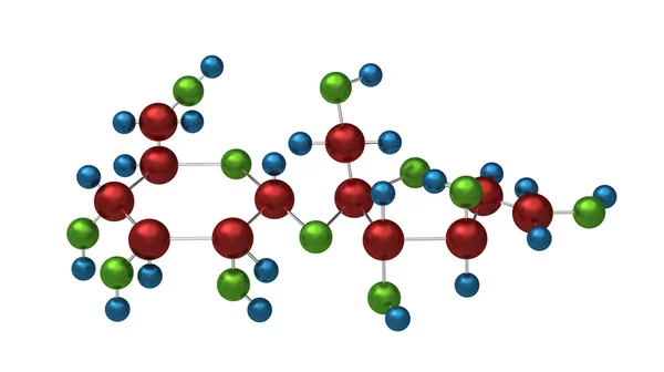Molécula de sacarose — Fotografia de Stock