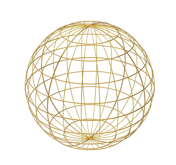 Wired sphere — Stock Photo, Image