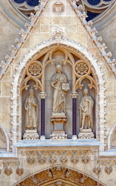 Detalhe sobre a catedral, Zagreb — Fotografia de Stock