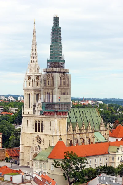 Kathedraal van Zagreb, Kroatië — Stockfoto