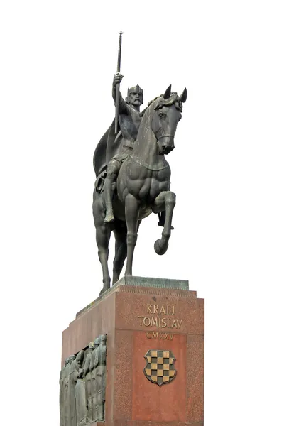Monumento del re Tomislav — Foto Stock