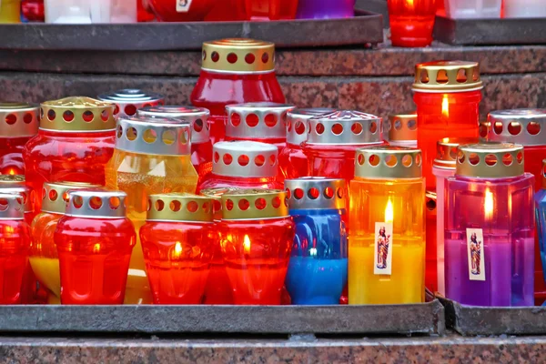 Votive candle — Stock Photo, Image