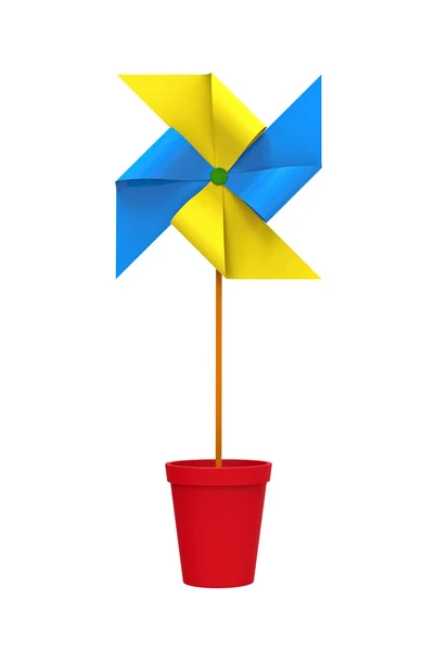 Gekleurde pinwheel — Stockfoto