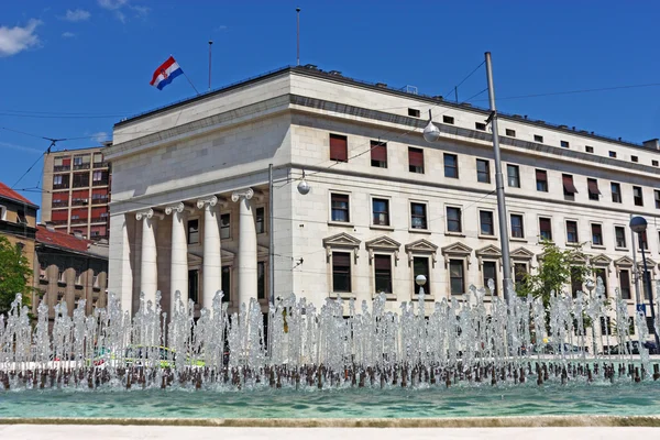 Kroatische nationale bank, zagreb — Stockfoto