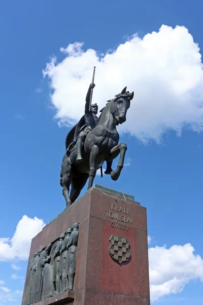 Monumento del re Tomislav — Foto Stock