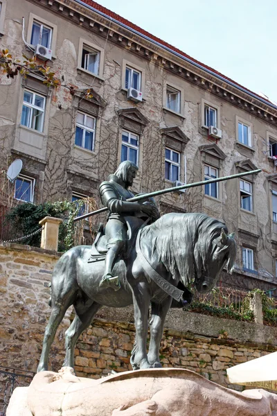 St. george, skulptur — Stockfoto