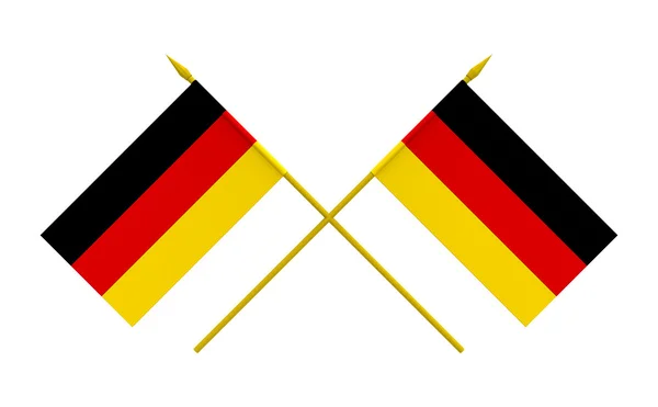 Flaggor, Tyskland — Stockfoto
