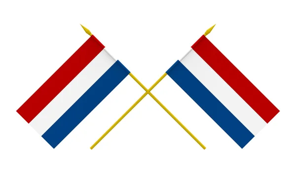 Flaggor, Nederländerna — Stockfoto