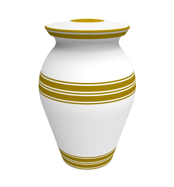 Crematie urn — Stockfoto