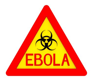 Ebola biyolojik tehlike işareti