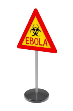 Ebola biyolojik tehlike işareti