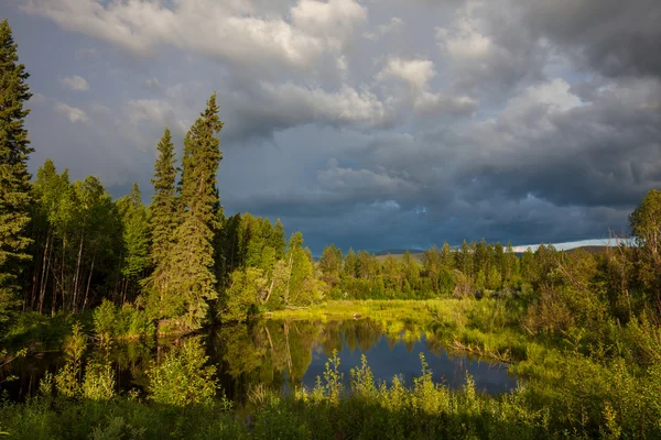 Lago no Alasca — Fotografia de Stock