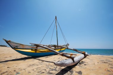 Sri Lanka 'da tekne