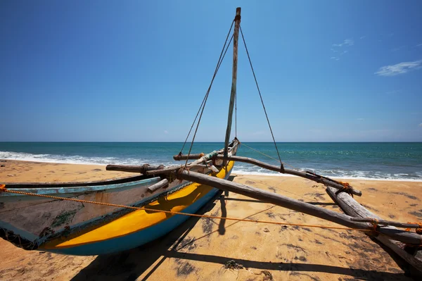 Sri Lanka 'da tekne — Stok fotoğraf