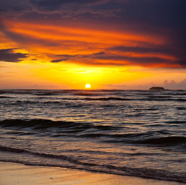 समुद्र सूर्यास्त — स्टॉक फोटो, इमेज
