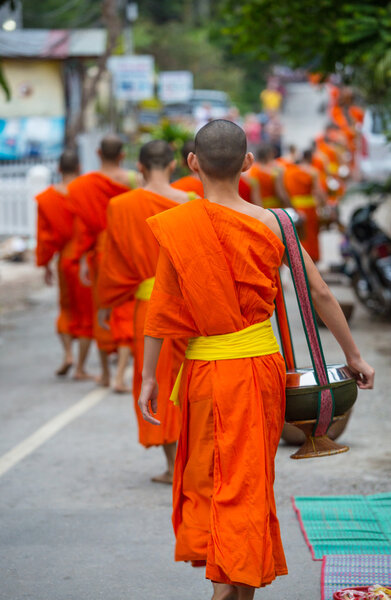 Monks in Laos