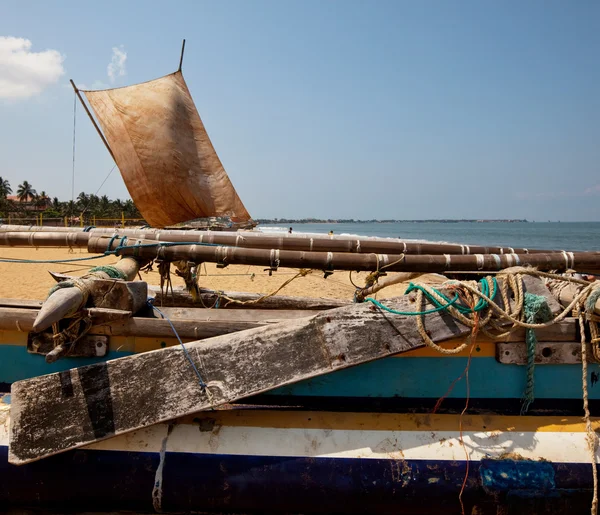 Sri Lanka 'da tekne — Stok fotoğraf