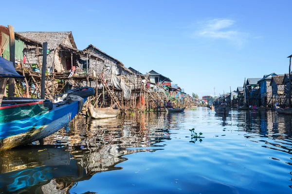 Dorf auf dem Wasser — Stockfoto