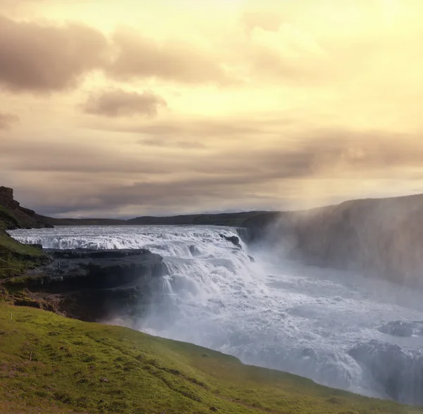 冰岛的瀑布 — 图库照片