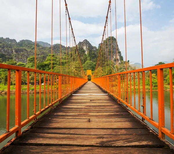 Bridge in Vang Vieng Stock Image