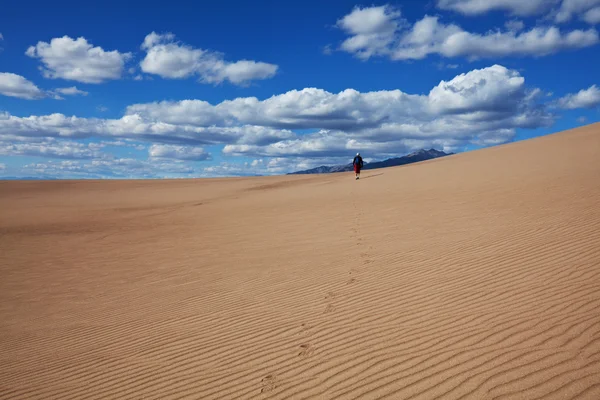 Hike in desert — Stock Photo, Image