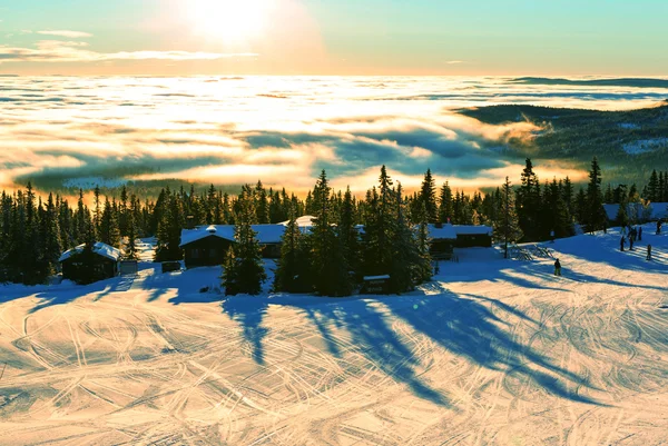 Montañas de invierno — Foto de Stock