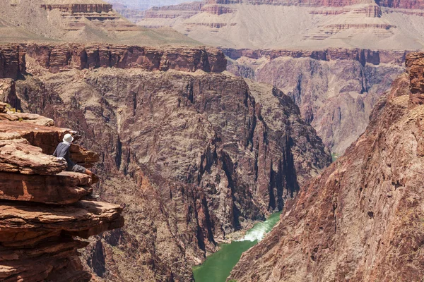 Wanderung im Grand Canyon — Stockfoto