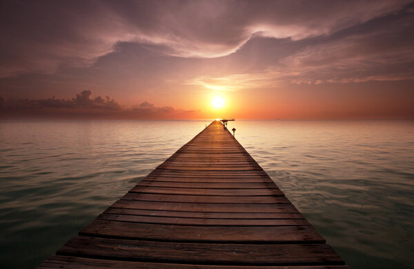 Boardwalk on the beach